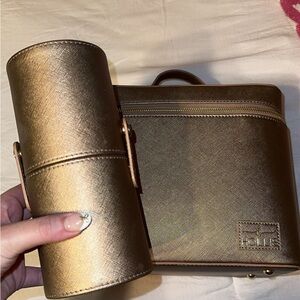 HOLLIS lux collection makeup bag/ brush holder